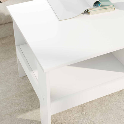 vidaXL Couchtisch Weiß 90 x 50 x 45 cm Holzwerkstoff