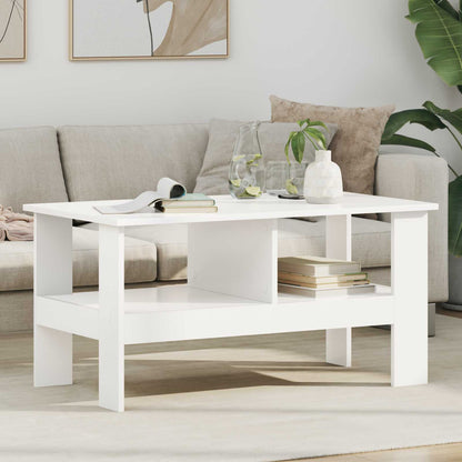 vidaXL Couchtisch Weiß 90 x 50 x 45 cm Holzwerkstoff