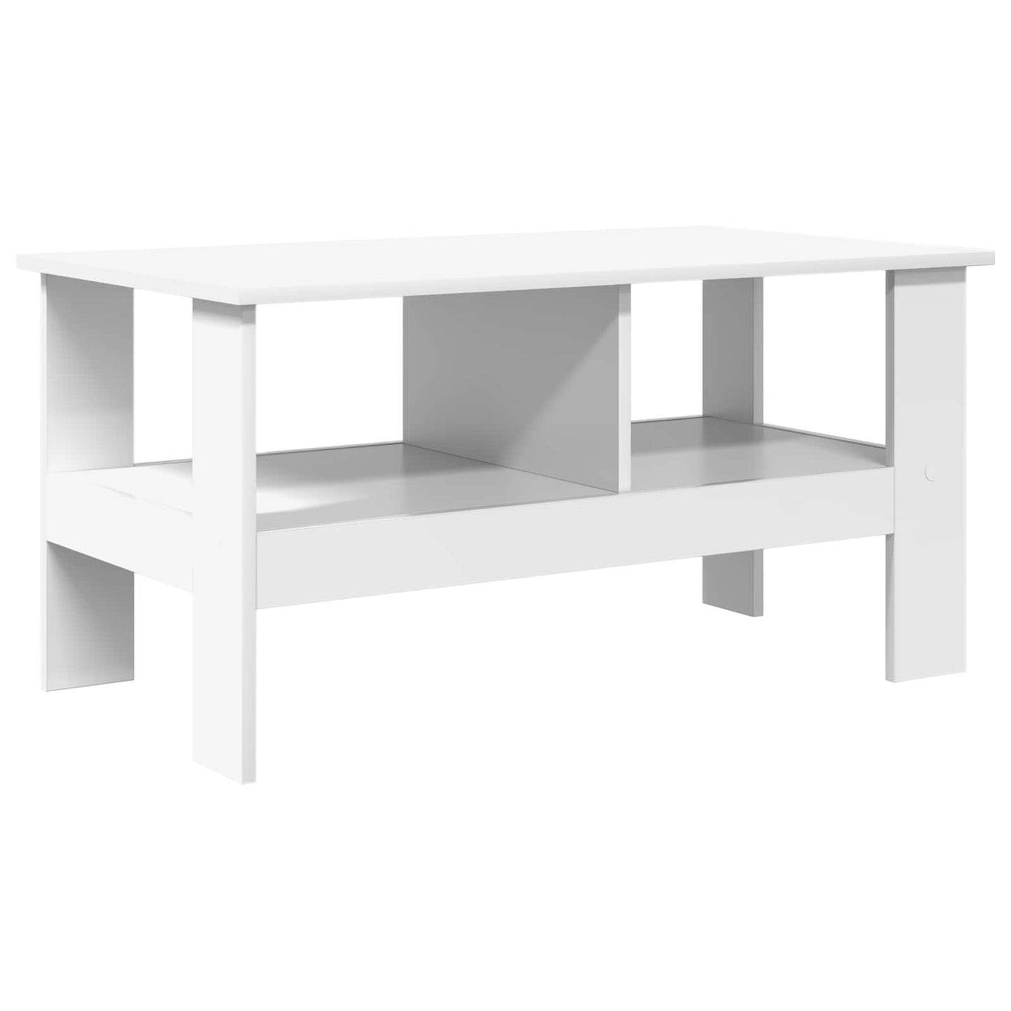 vidaXL Couchtisch Weiß 90 x 50 x 45 cm Holzwerkstoff
