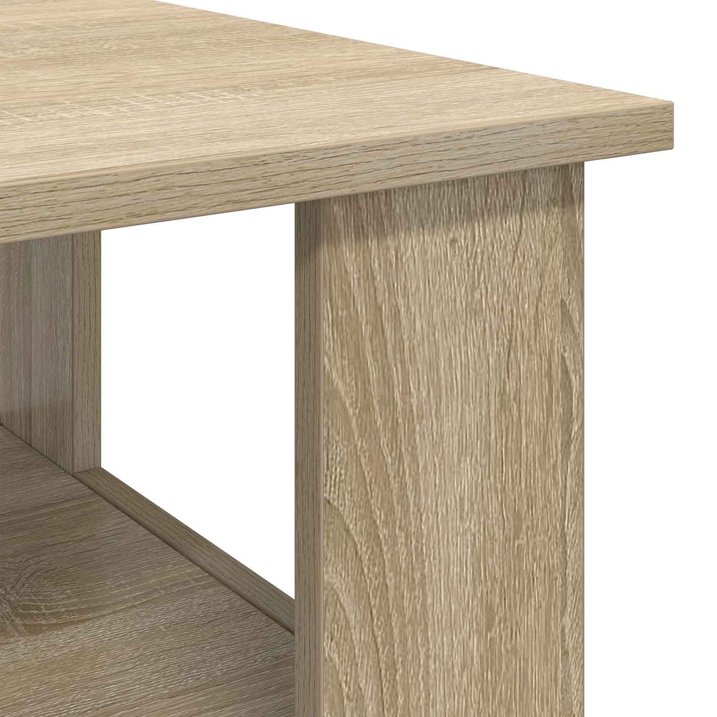 vidaXL Couchtisch Sonoma-Eiche 90 x 50 x 45 cm Holzwerkstoff