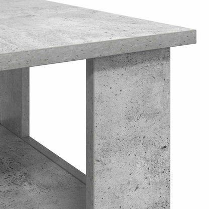 vidaXL Couchtisch Beton Grau 90 x 50 x 45 cm Holzwerkstoff