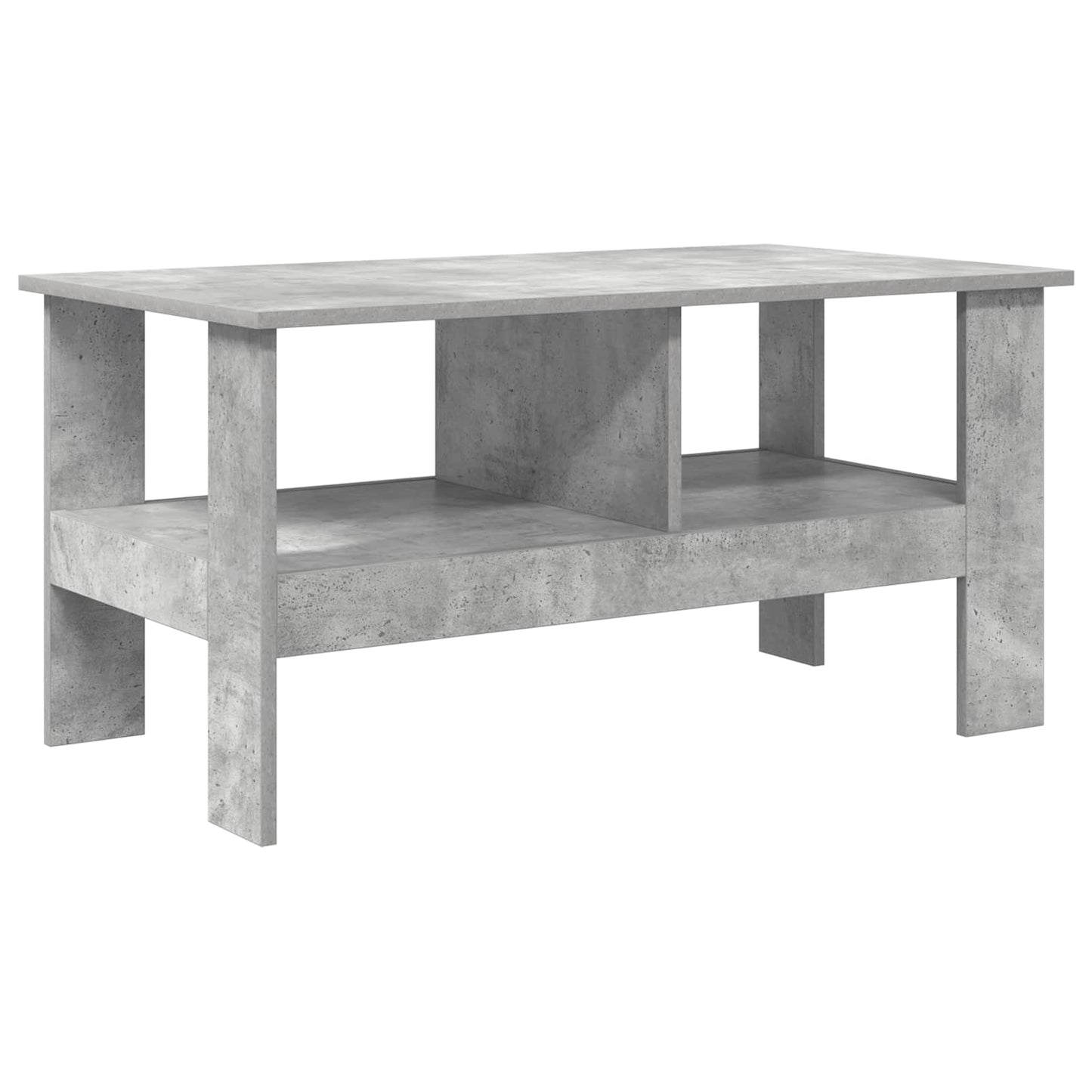 vidaXL Couchtisch Beton Grau 90 x 50 x 45 cm Holzwerkstoff