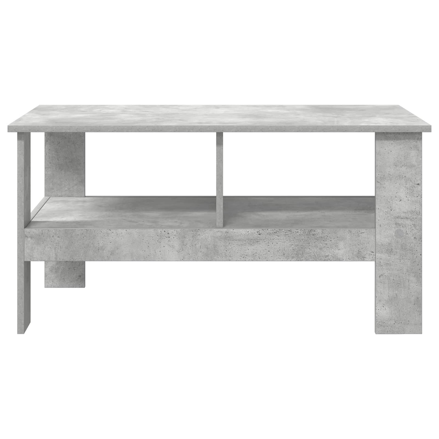 vidaXL Couchtisch Beton Grau 90 x 50 x 45 cm Holzwerkstoff