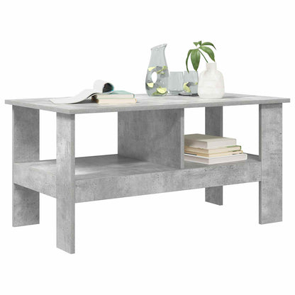 vidaXL Couchtisch Beton Grau 90 x 50 x 45 cm Holzwerkstoff