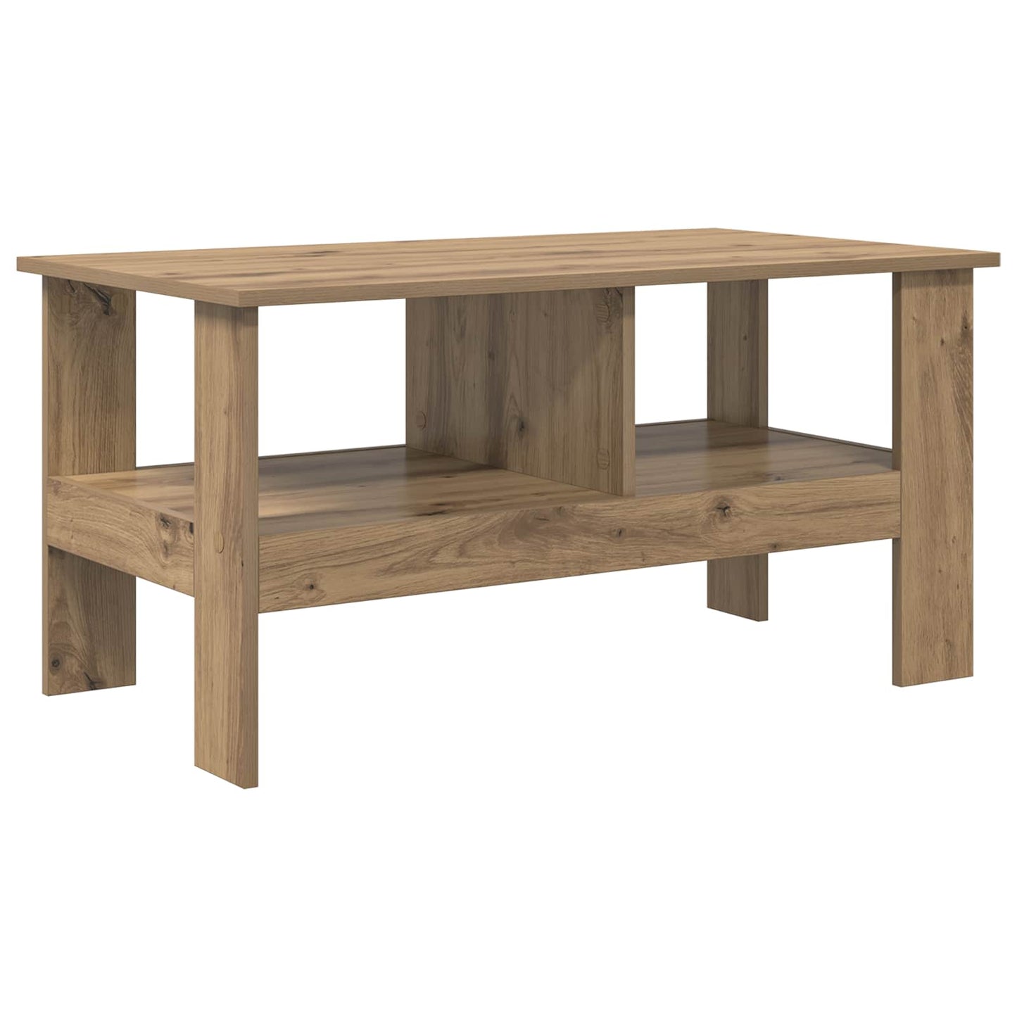Couchtisch Artisan-Eiche 90 x 50 x 45 cm Holzwerkstoff