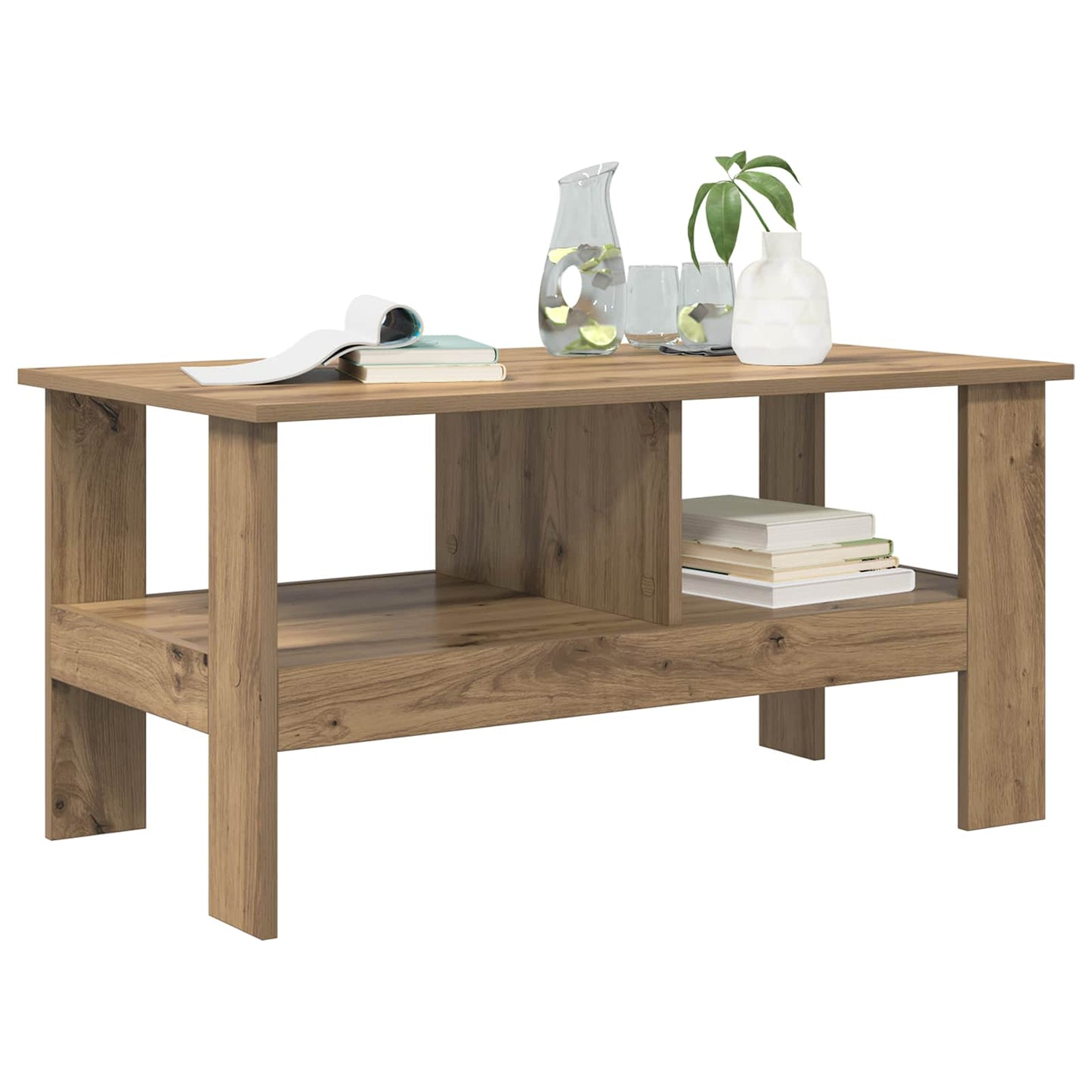 Couchtisch Artisan-Eiche 90 x 50 x 45 cm Holzwerkstoff