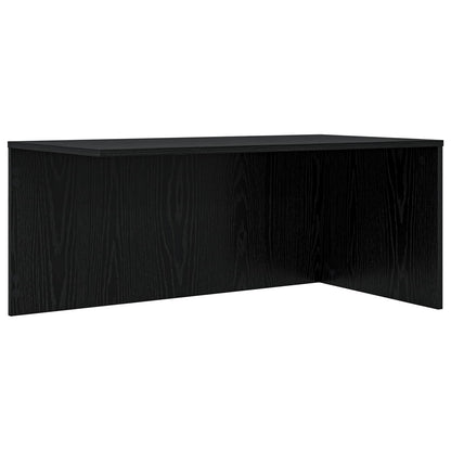 vidaXL Kaffeetisch Set 2 pcs Schwarz Eichen-Optik Holzwerkstoff