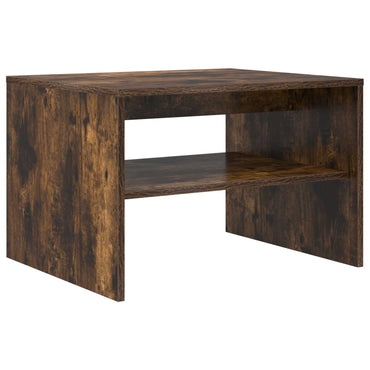 vidaXL Couchtisch Geräucherte Eiche 60 x 50 x 40 cm Holzwerkstoff