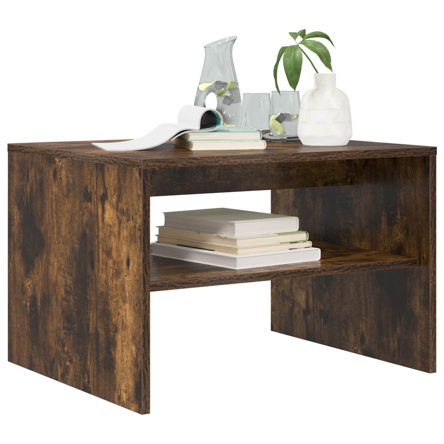 Couchtisch Geräucherte Eiche 60 x 50 x 40 cm Holzwerkstoff