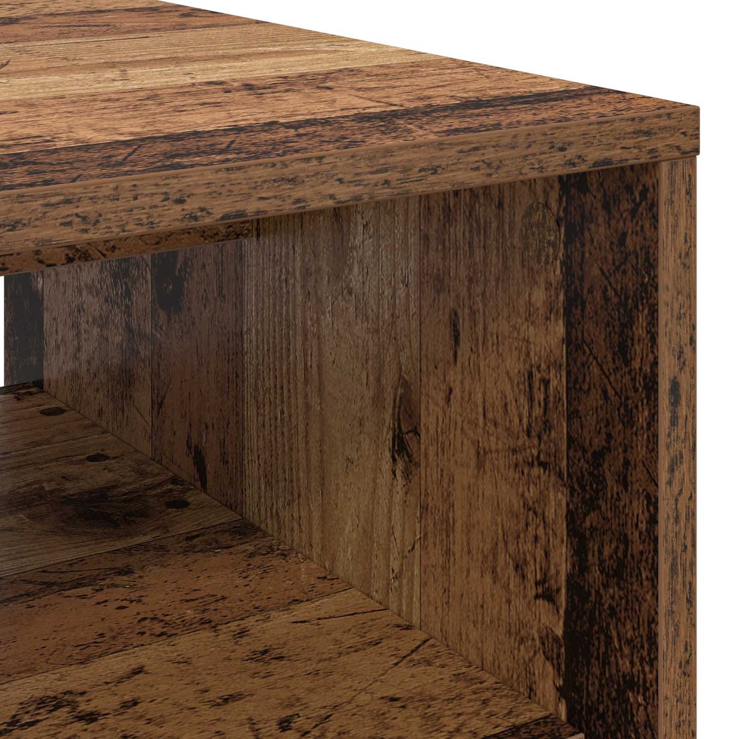 vidaXL Couchtisch Altholz 60 x 50 x 40 cm Holzwerkstoff