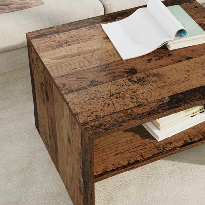 vidaXL Couchtisch Altholz 60 x 50 x 40 cm Holzwerkstoff