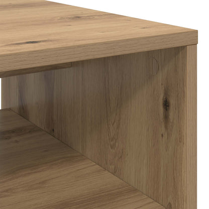 vidaXL Couchtisch Artisan-Eiche 60 x 50 x 40 cm Holzwerkstoff