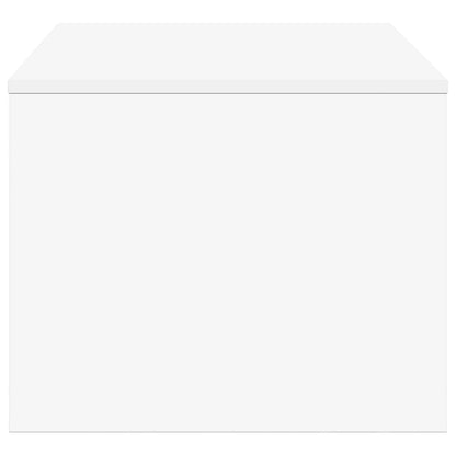 Couchtisch Weiß 80 x 50 x 40 cm Holzwerkstoff