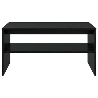 Couchtisch Schwarz Eichen-Optik 80 x 50 x 40 cm Holzwerkstoff