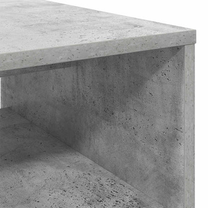 Couchtisch Beton Grau 80 x 50 x 40 cm Holzwerkstoff