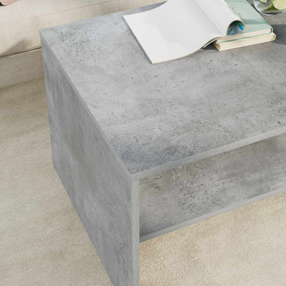 Couchtisch Beton Grau 80 x 50 x 40 cm Holzwerkstoff