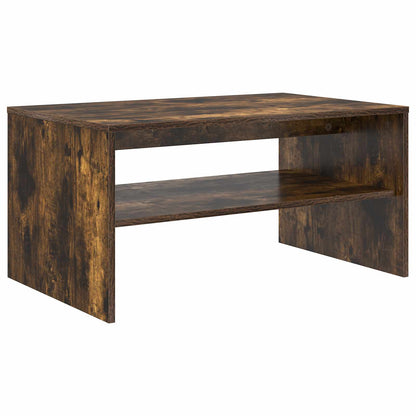 vidaXL Couchtisch Geräucherte Eiche 80 x 50 x 40 cm Holzwerkstoff