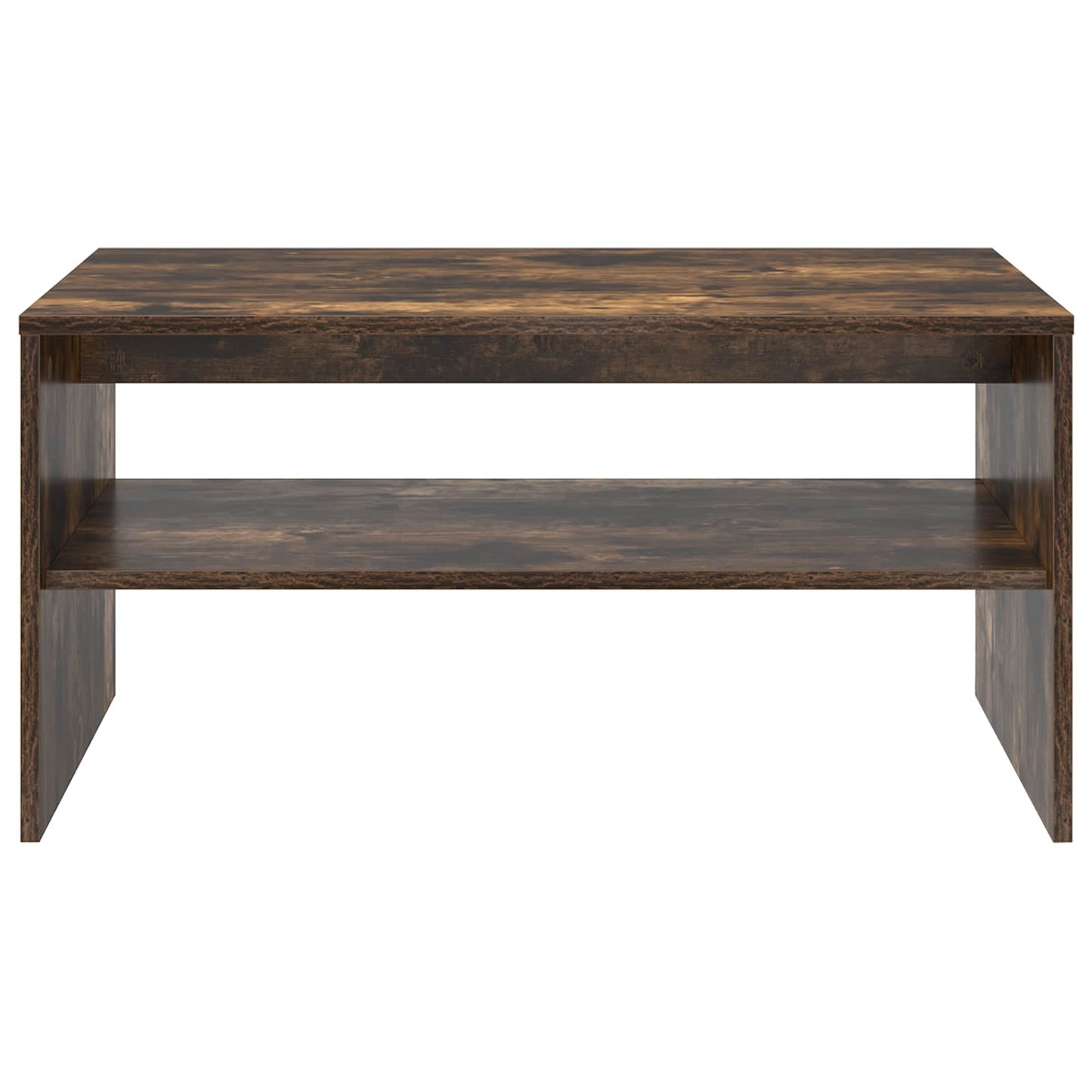 vidaXL Couchtisch Geräucherte Eiche 80 x 50 x 40 cm Holzwerkstoff