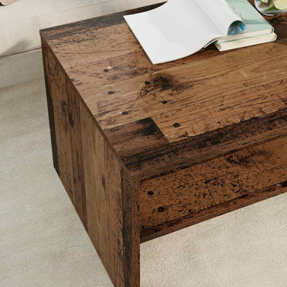 vidaXL Couchtisch Altholz 80 x 50 x 40 cm Holzwerkstoff