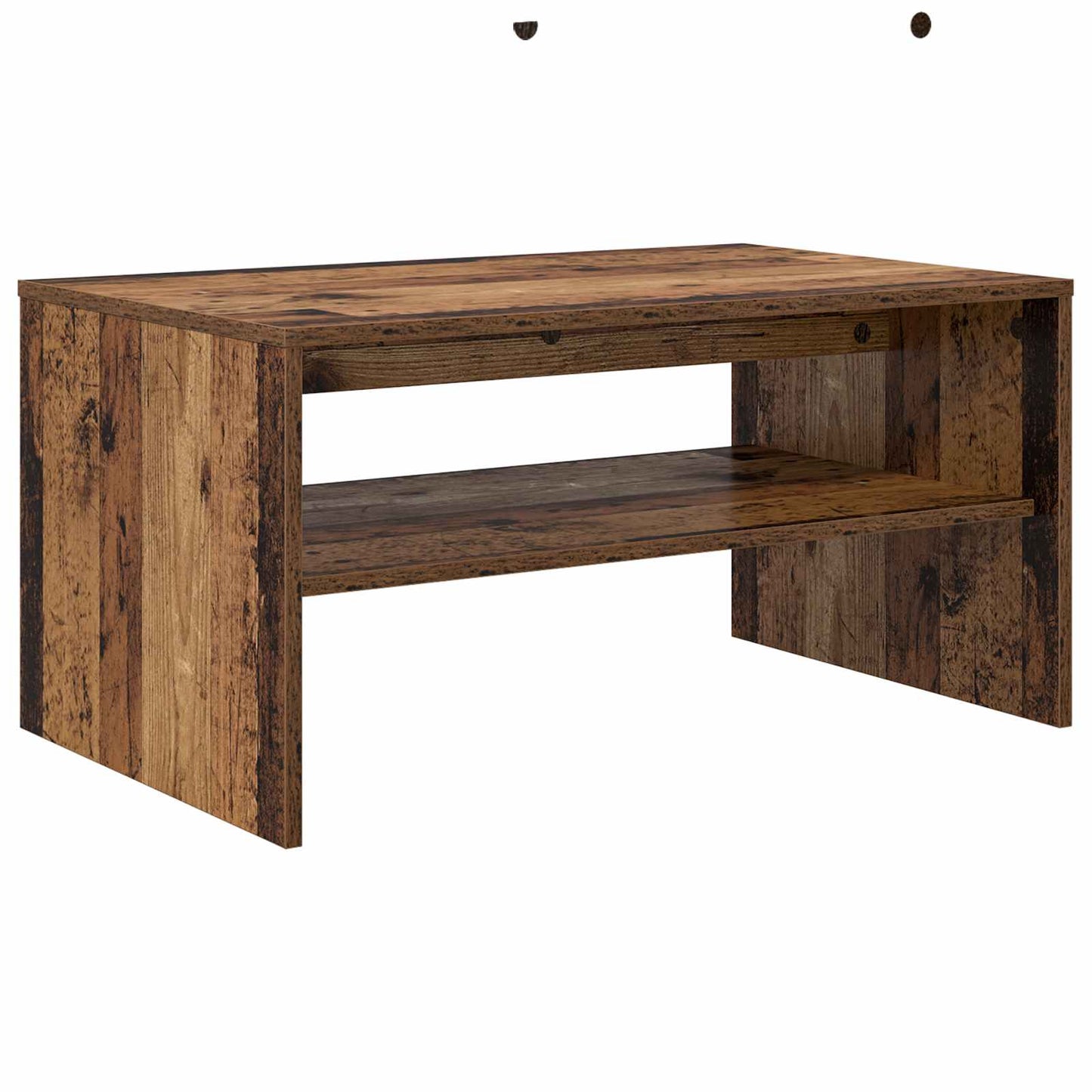 vidaXL Couchtisch Altholz 80 x 50 x 40 cm Holzwerkstoff
