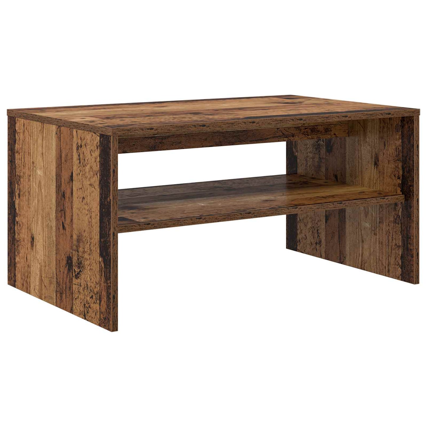 vidaXL Couchtisch Altholz 80 x 50 x 40 cm Holzwerkstoff