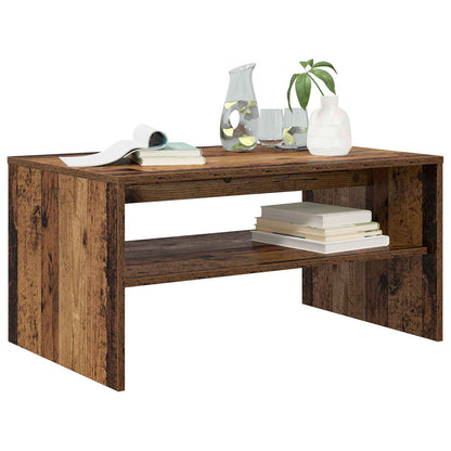 vidaXL Couchtisch Altholz 80 x 50 x 40 cm Holzwerkstoff