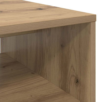 vidaXL Couchtisch Artisan-Eiche 80 x 50 x 40 cm Holzwerkstoff