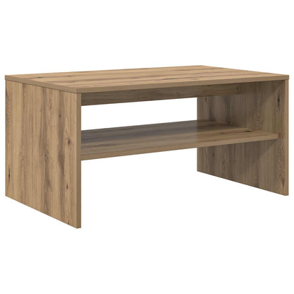 vidaXL Couchtisch Artisan-Eiche 80 x 50 x 40 cm Holzwerkstoff