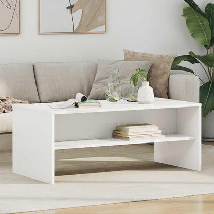 vidaXL Couchtisch Weiß 100 x 50 x 40 cm Holzwerkstoff