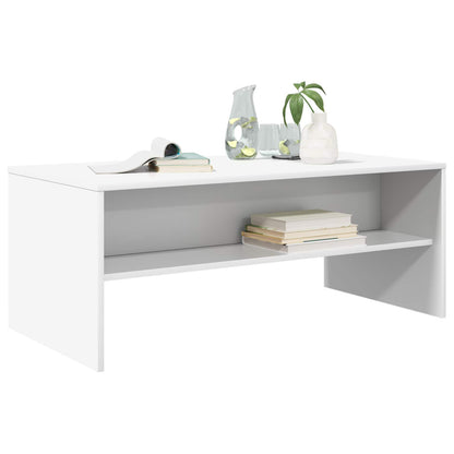 vidaXL Couchtisch Weiß 100 x 50 x 40 cm Holzwerkstoff