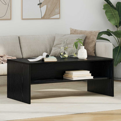 vidaXL Couchtisch Schwarz Eichen-Optik 100 x 50 x 40 cm Holzwerkstoff