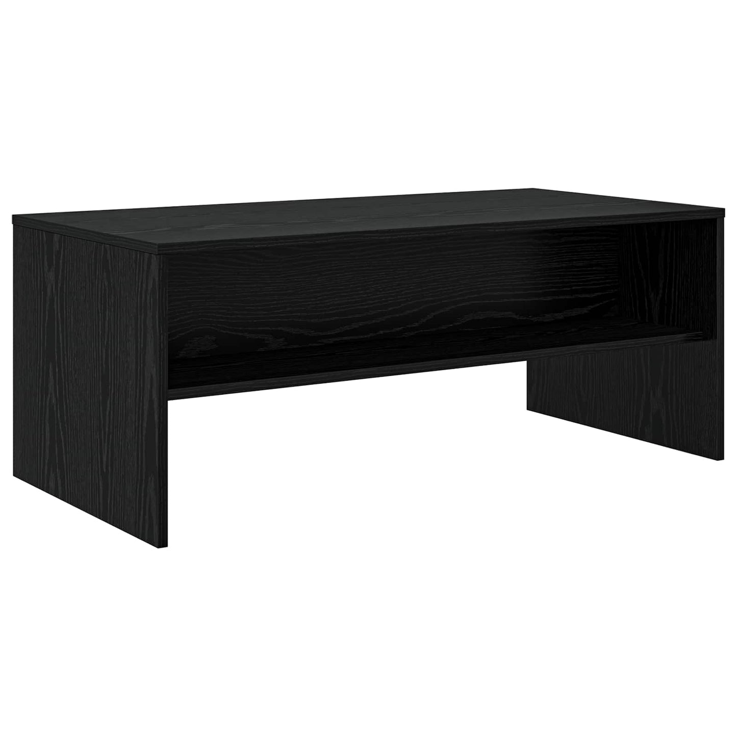 vidaXL Couchtisch Schwarz Eichen-Optik 100 x 50 x 40 cm Holzwerkstoff