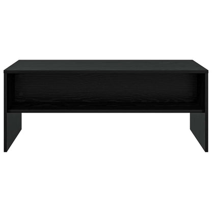vidaXL Couchtisch Schwarz Eichen-Optik 100 x 50 x 40 cm Holzwerkstoff