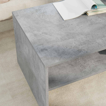 Couchtisch Beton Grau 100 x 50 x 40 cm Holzwerkstoff