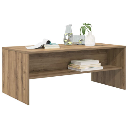 vidaXL Couchtisch Artisan-Eiche 100 x 50 x 40 cm Holzwerkstoff