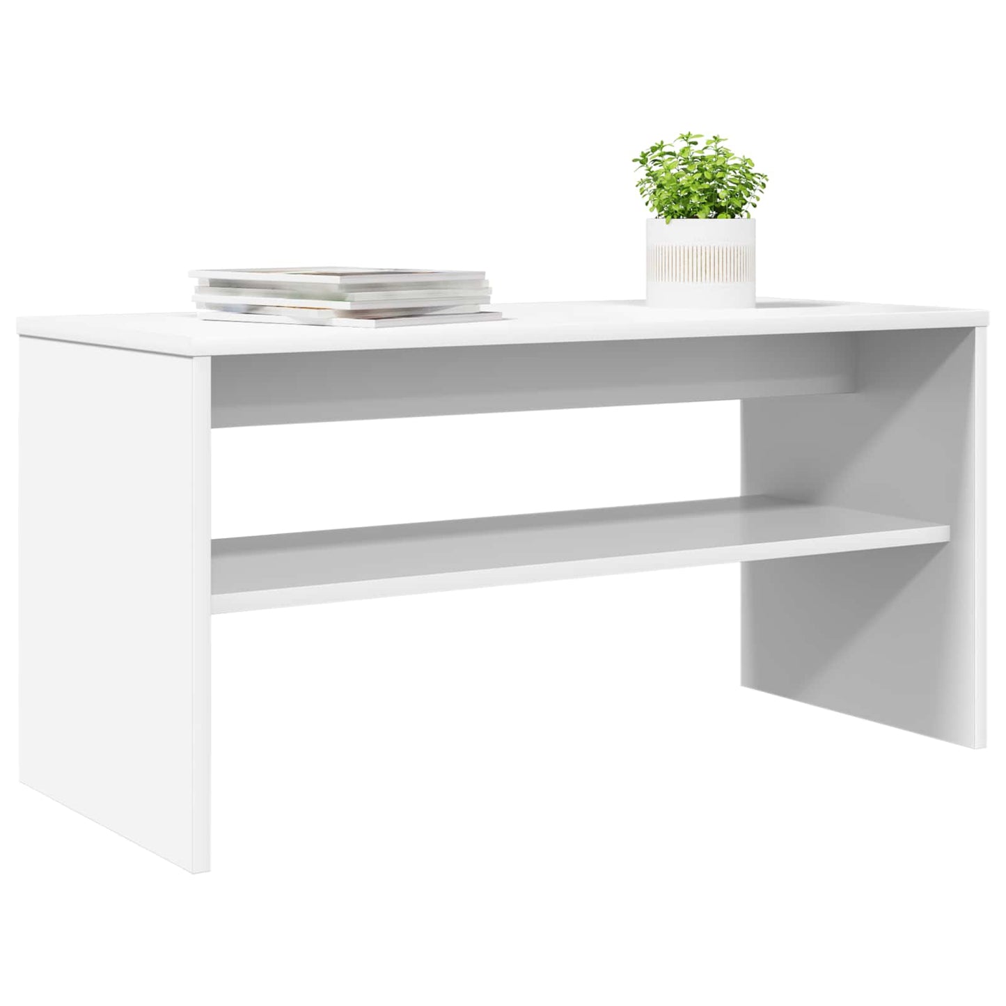 vidaXL TV-Schränk Weiß 80 x 35 x 40 cm Holzwerkstoff