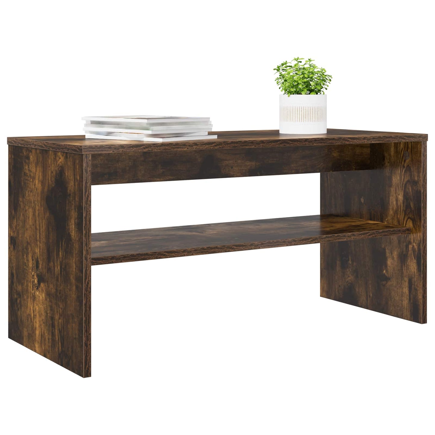 vidaXL TV-Schränk Geräucherte Eiche 80 x 35 x 40 cm Holzwerkstoff