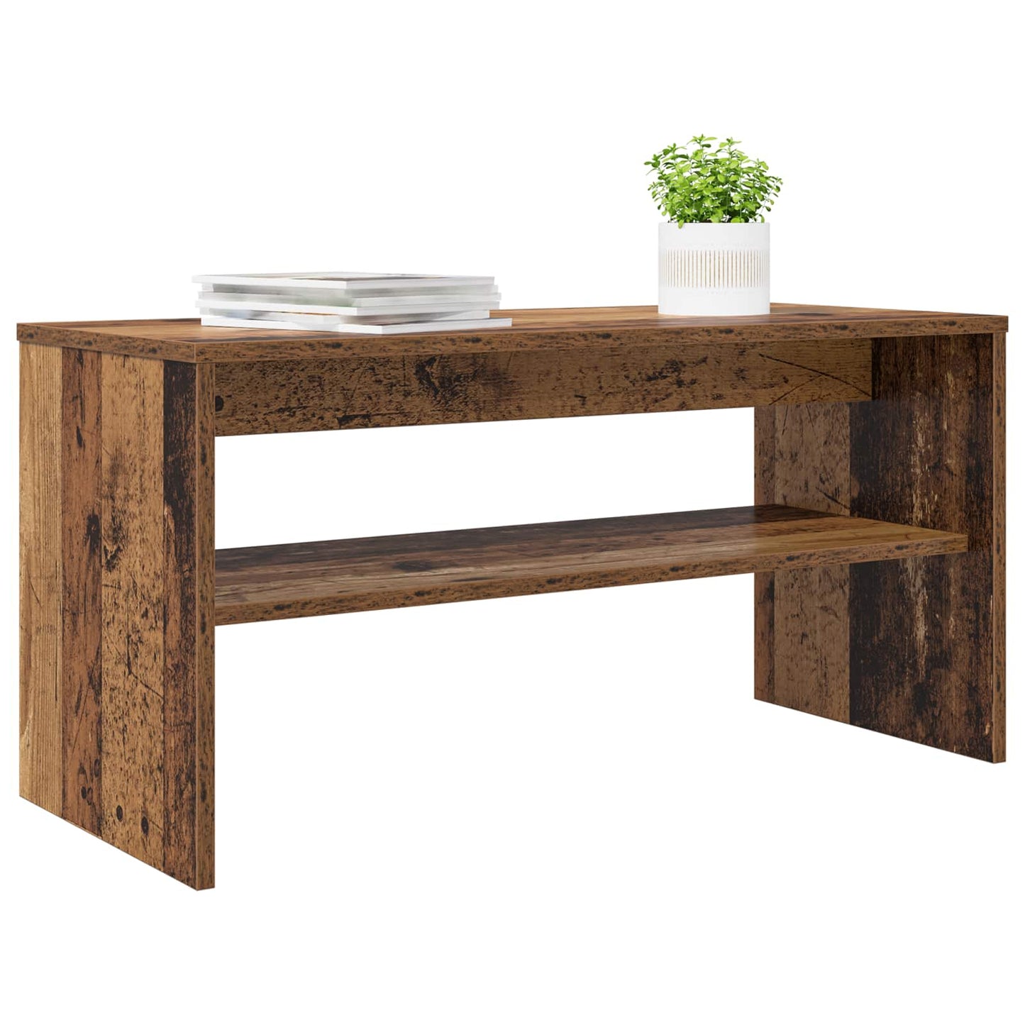 vidaXL TV-Schränk Altholz 80 x 35 x 40 cm Holzwerkstoff