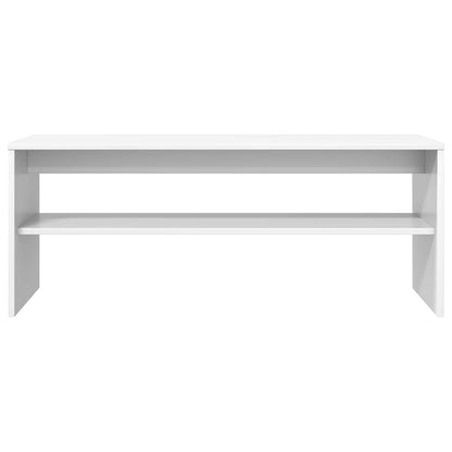 vidaXL TV-Schränk Weiß 100 x 35 x 40 cm Holzwerkstoff