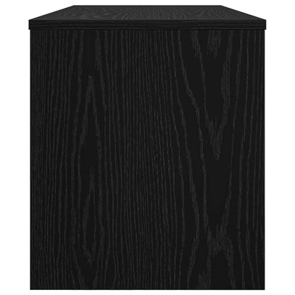 TV-Schränk Schwarz Eichen-Optik 100 x 35 x 40 cm Holzwerkstoff