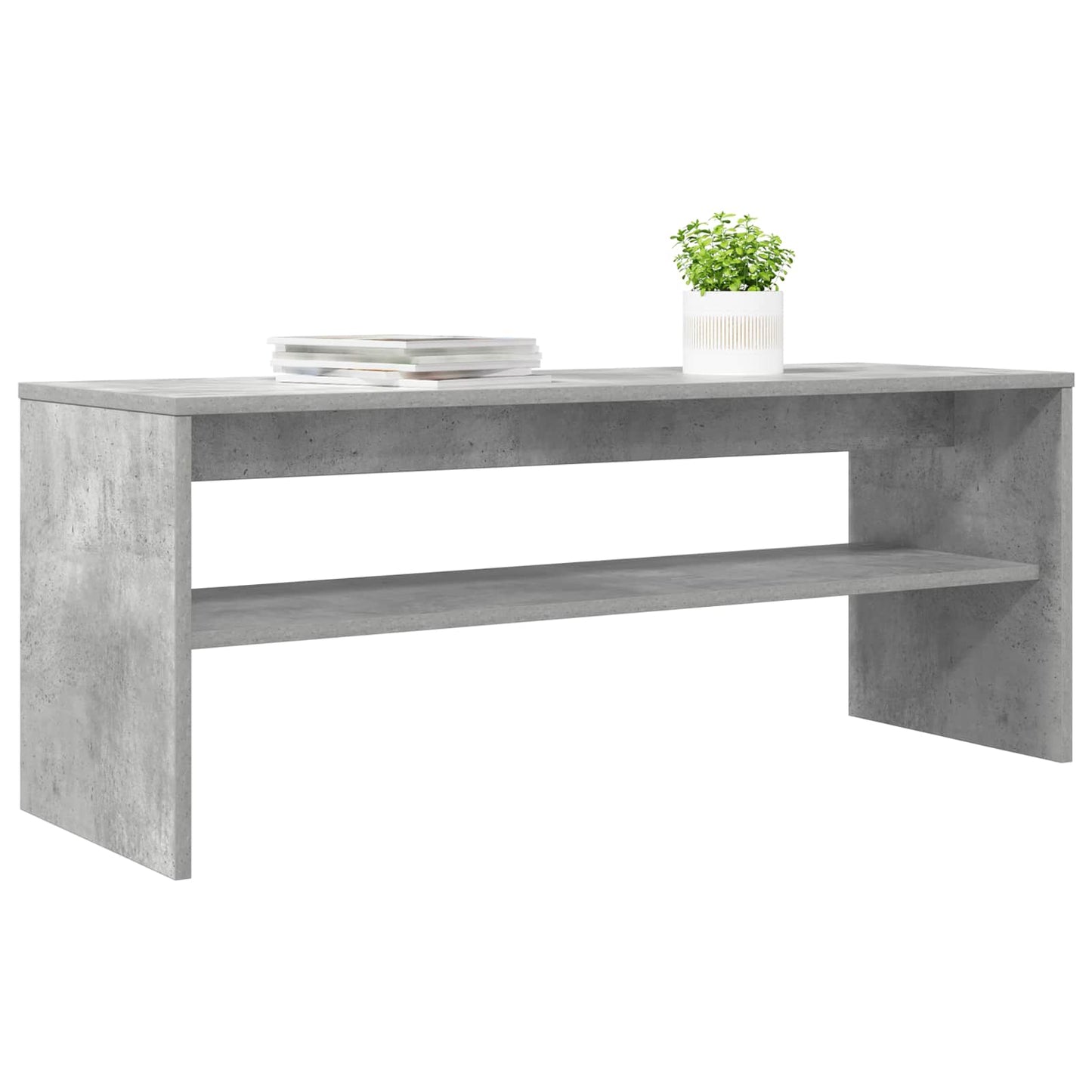vidaXL TV-Schränk Beton Grau 100 x 35 x 40 cm Holzwerkstoff