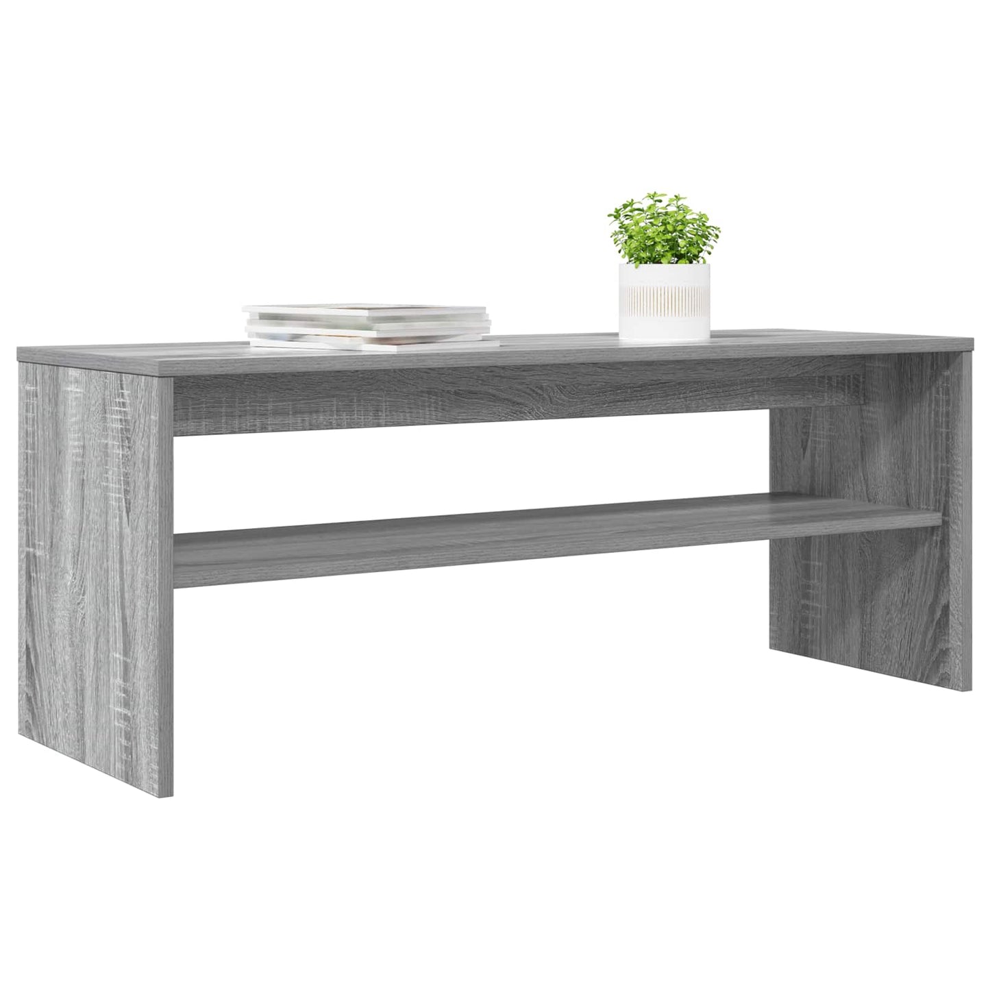 vidaXL TV-Schränk Graues Sonoma 100 x 35 x 40 cm Holzwerkstoff