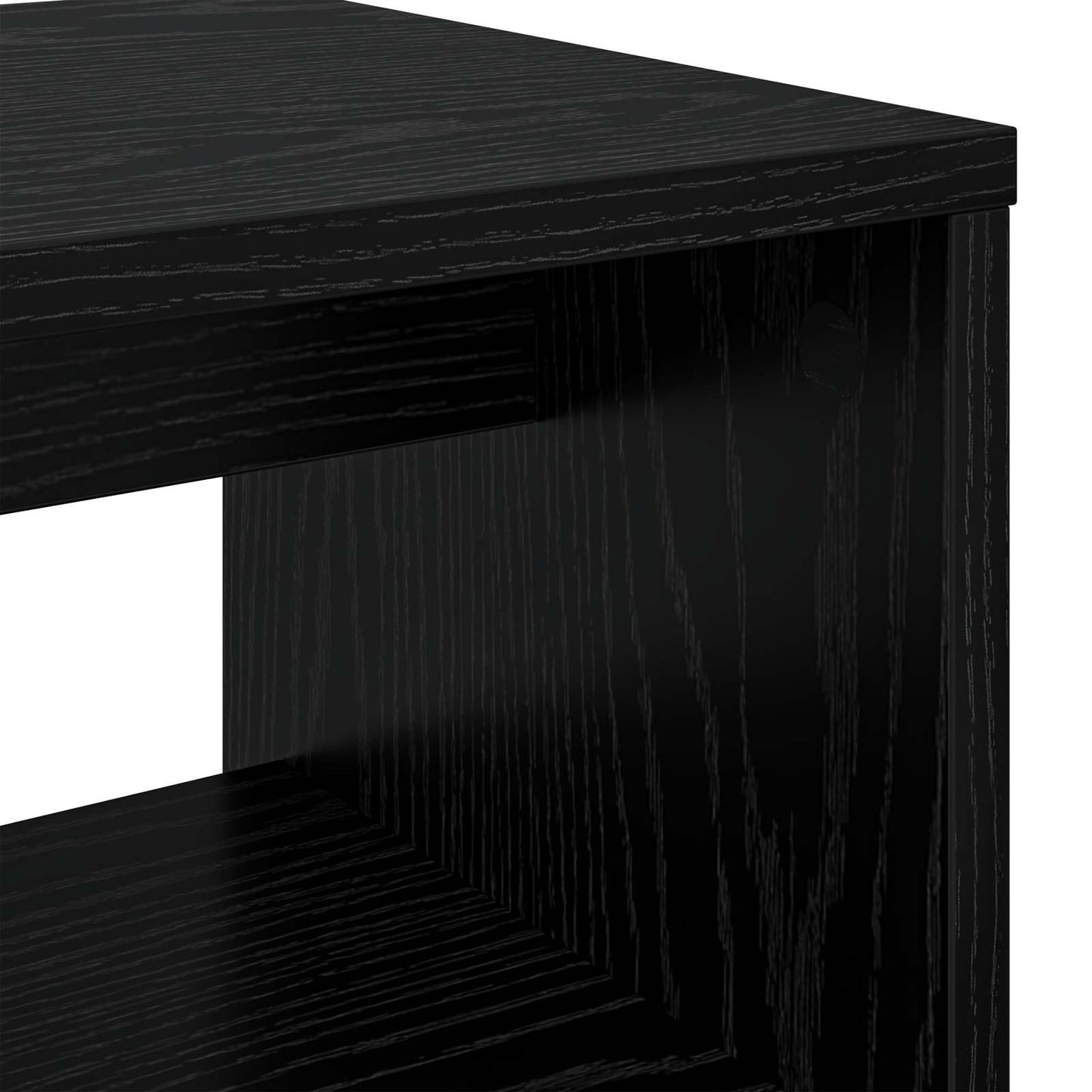 vidaXL TV-Schränk Schwarz Eichen-Optik 60 x 30 x 40 cm Holzwerkstoff