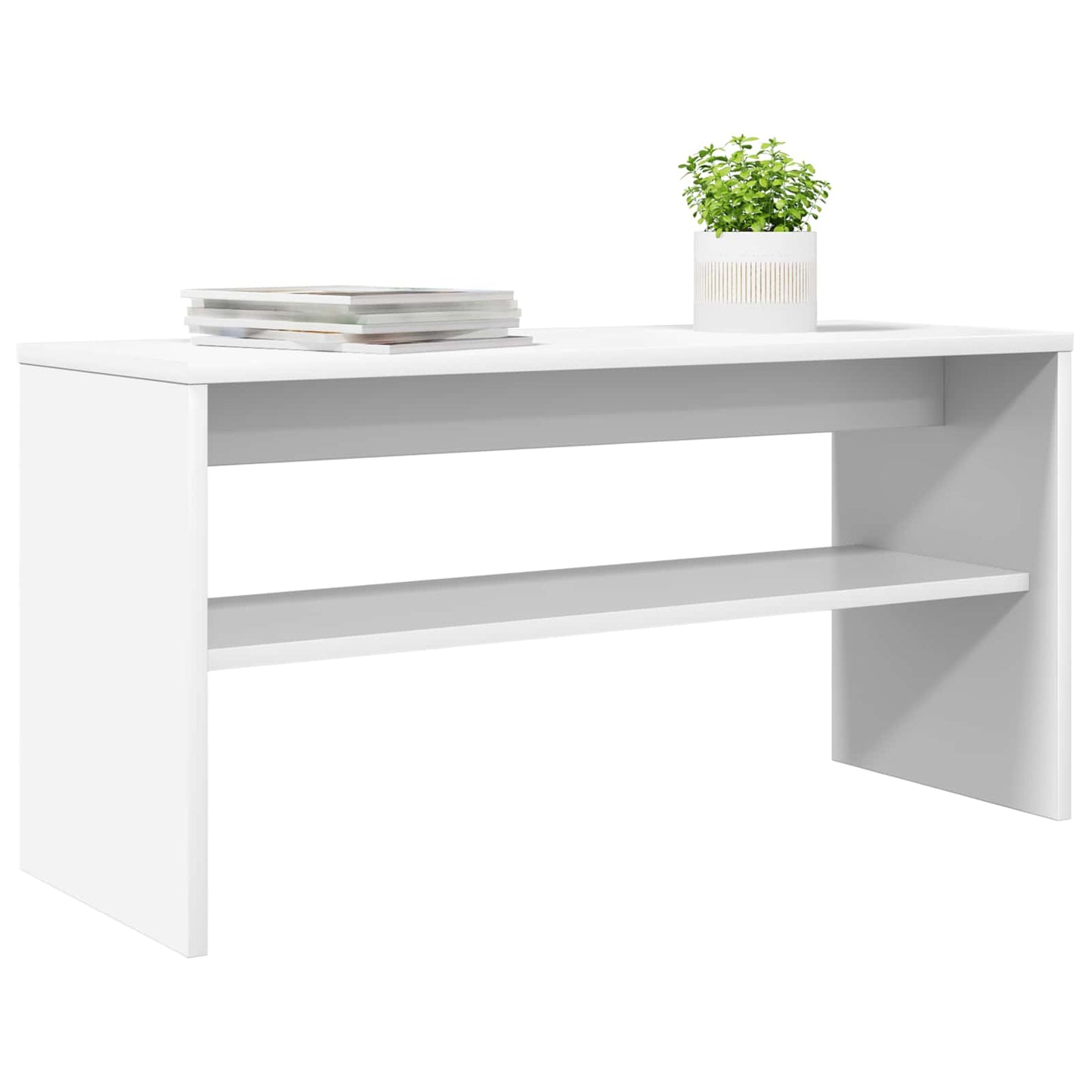 vidaXL TV-Schränk Weiß 80 x 30 x 40 cm Holzwerkstoff