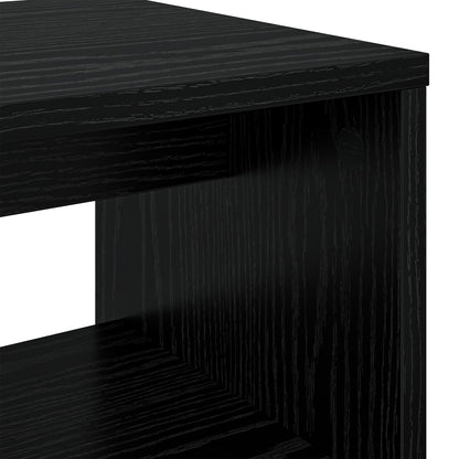 vidaXL TV-Schränk Schwarz Eichen-Optik 80 x 30 x 40 cm Holzwerkstoff