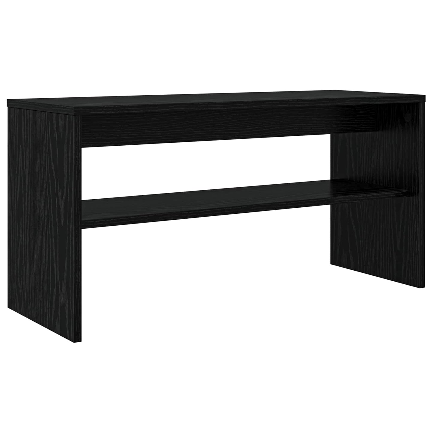 vidaXL TV-Schränk Schwarz Eichen-Optik 80 x 30 x 40 cm Holzwerkstoff