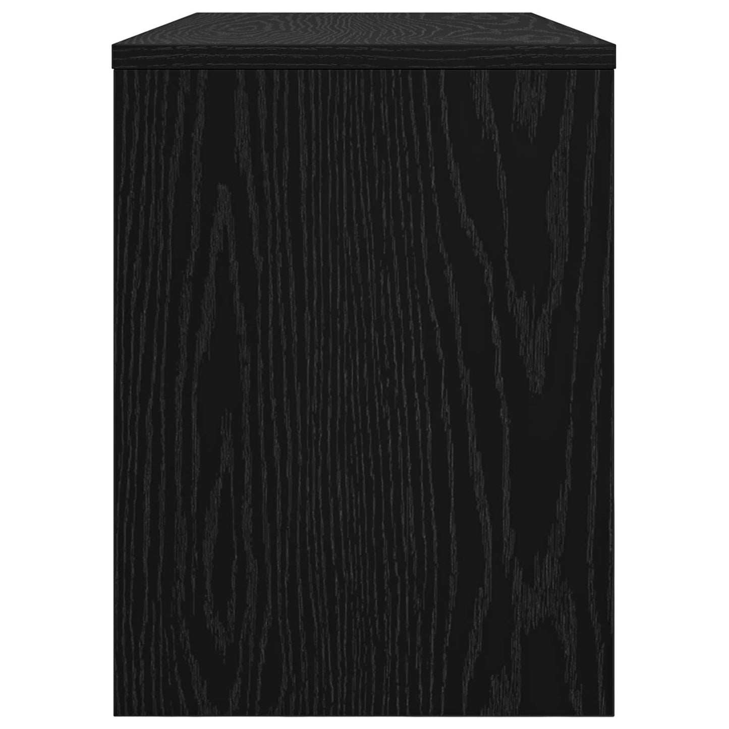 vidaXL TV-Schränk Schwarz Eichen-Optik 80 x 30 x 40 cm Holzwerkstoff