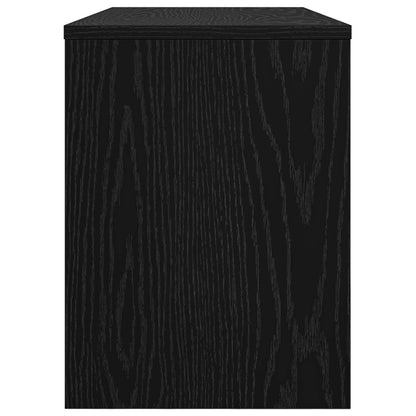 vidaXL TV-Schränk Schwarz Eichen-Optik 80 x 30 x 40 cm Holzwerkstoff