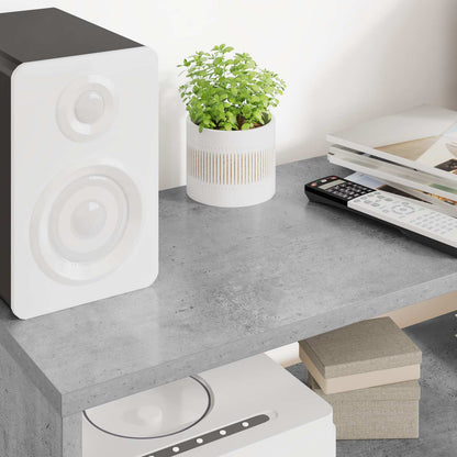 vidaXL TV-Schränk Beton Grau 80 x 30 x 40 cm Holzwerkstoff