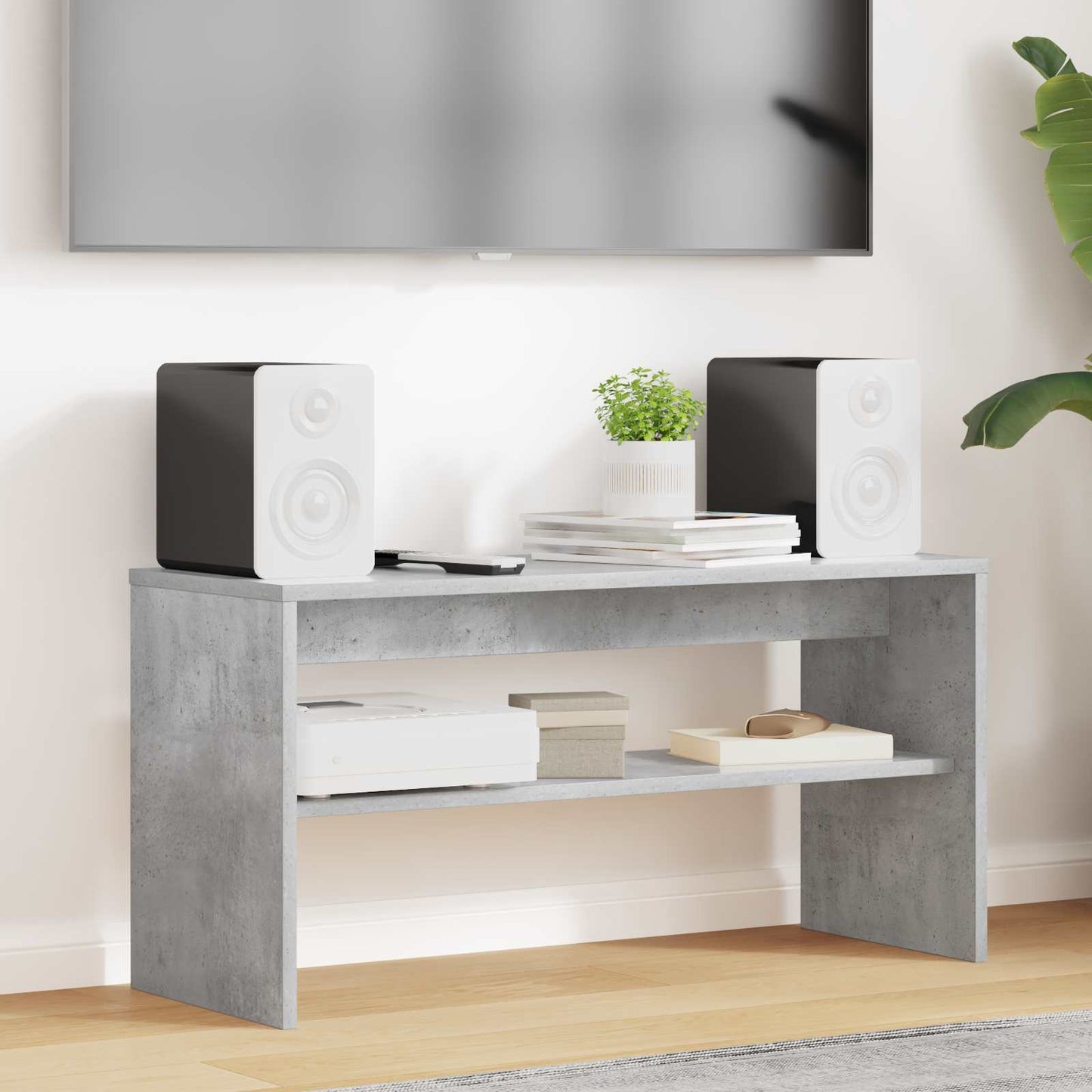 vidaXL TV-Schränk Beton Grau 80 x 30 x 40 cm Holzwerkstoff
